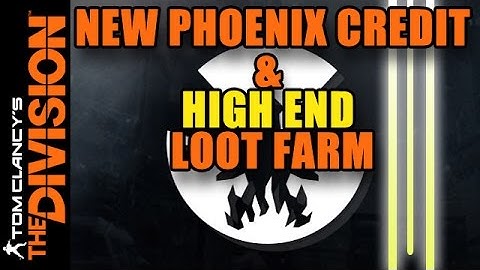 The Division | New Glitch After 1.1 Patch Phoenix Credit and High End Loot Farm