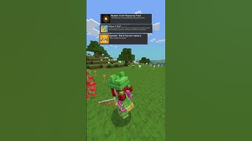 Minecraft Bedrock RealismCraft & Actions Stuff & Dynamic Camera #shorts