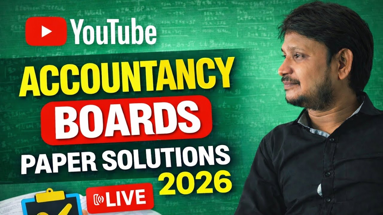 RZ Commerce Academy  is live   Solutions Class 12 | 2026 | Full SolutionCBSE Class 12 Accountancy Bo