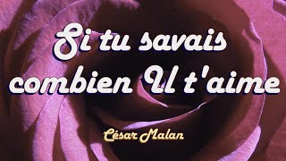 Video thumbnail of "Si tu savais combien Il t'aime"