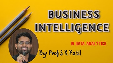 1.BUSINESS INTELLIGENCE CONCEPT- BIG DATA ANALYTICS BY PROF SAHEBGOUDA PATIL