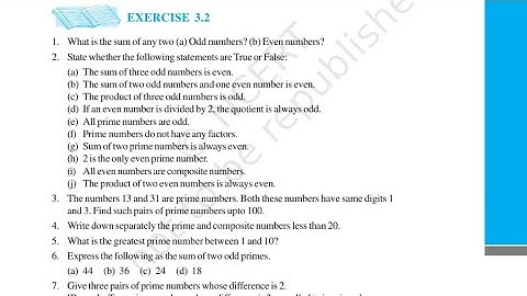class 6 maths chapter 3 exercise 3.2 question 1 | Playing with numbers