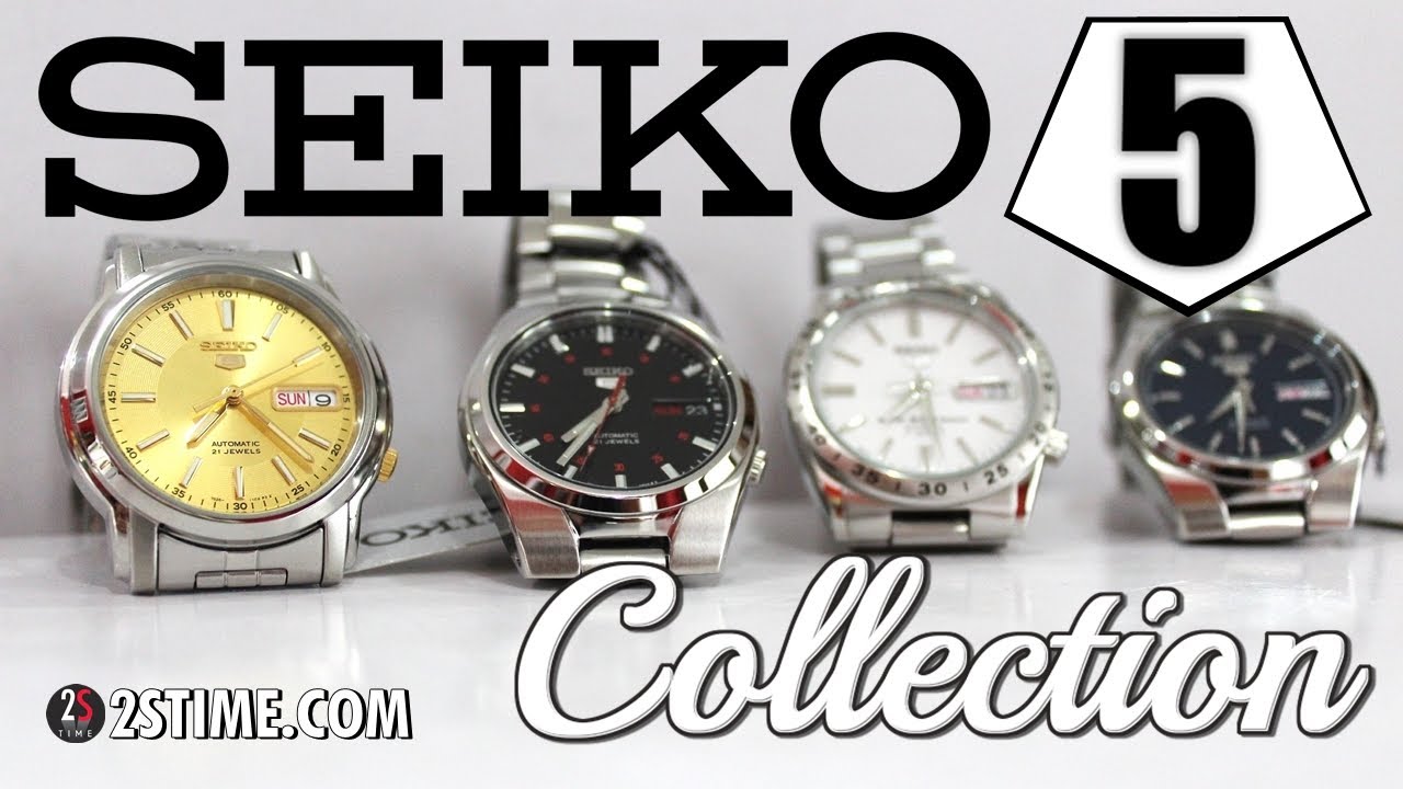 SEIKO 5 Series Collection JULY 2021 by @2stime - YouTube