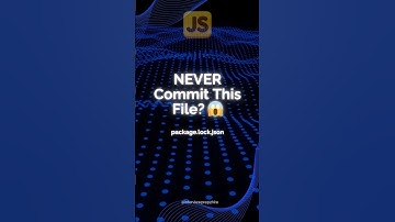 package-lock.json: Explained in 60s | JavaScript | InterviewPrep #shorts