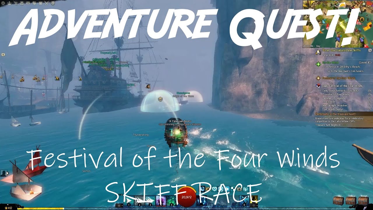 SKIFF RACE (Festival of the Four Winds) [GW2] Adventure Quest! ep. 26 YouTube