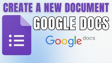 How to Create a New Document in Google Docs in SECONDS!