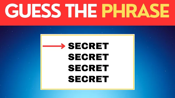 Guess The Phrase Quiz Pt.1 | Guess The Word Quiz🧠🤔 - Easy Medium Hard