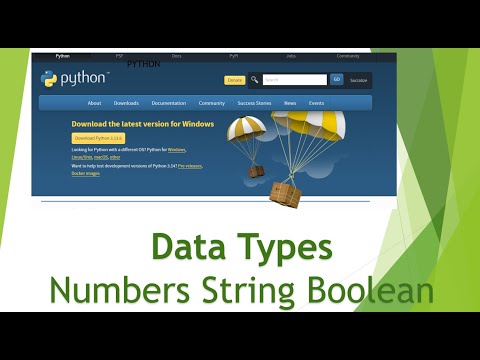 2 Basic Data Types: Numeric + String + Boolean