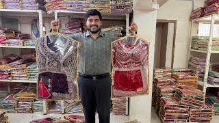 Heavy Swarovski Work Stitched Blouse Saree Designer Heavy Border Saree Collection 2026