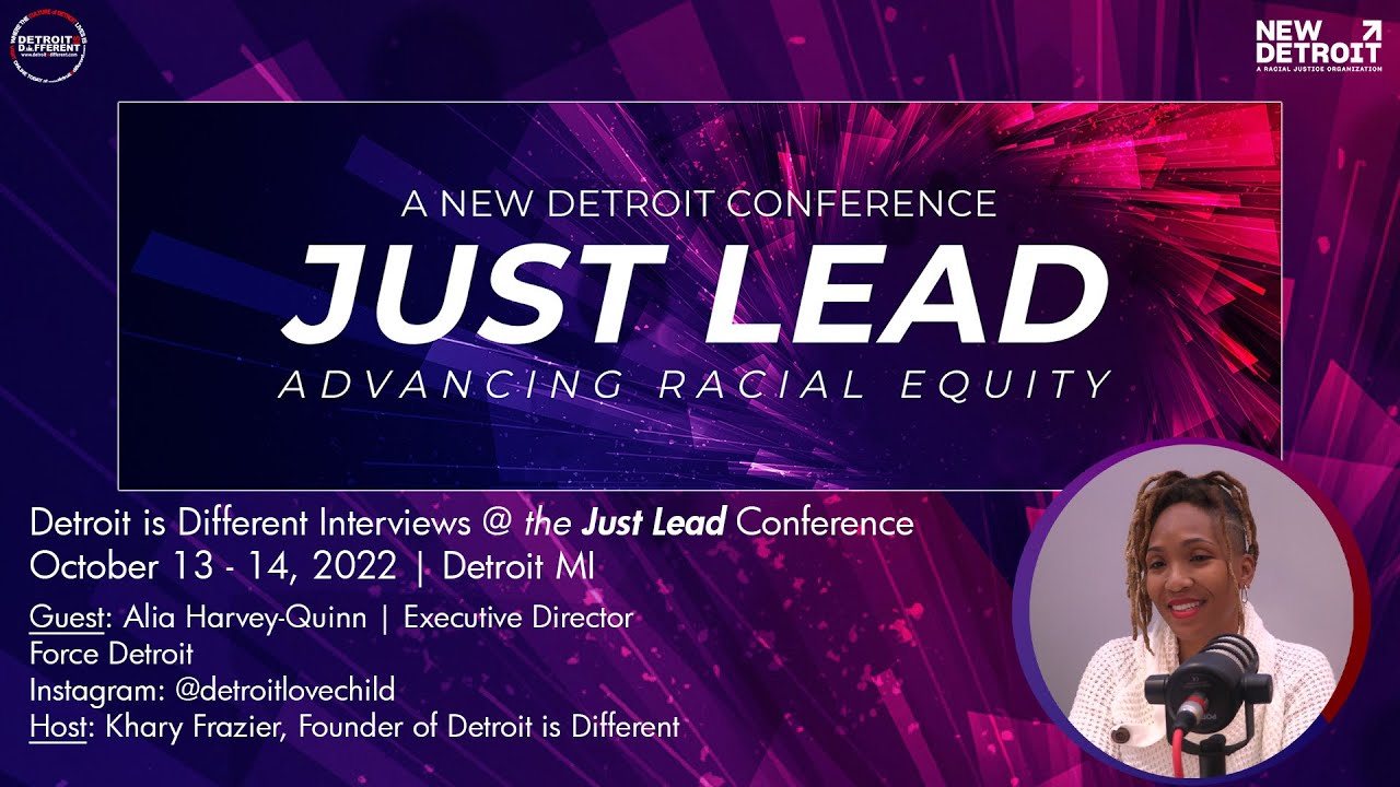 New Detroit's Just Lead Advancing Racial Justice interview series