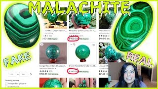 HOW TO SPOT FAKE MALACHITE ONLINE! | SIGNS TO LOOK FOR | EASY GUIDE! | DON'T WASTE YOUR MONEY! $$$