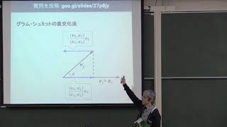線形代数 II 2017 (12-2) 正規直交基底とグラム・シュミットの直交化法
