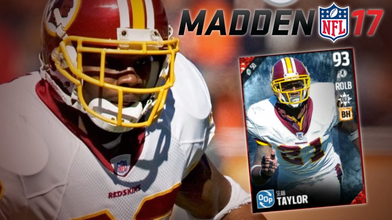 MUT 17 | LINEBACKER SEAN TAYLOR GAMEPLAY!! (93 OVERALL) | MADDEN 17 ULTIMATE TEAM
