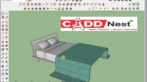 Creation of bedspreads by sketchup - CADD Nest