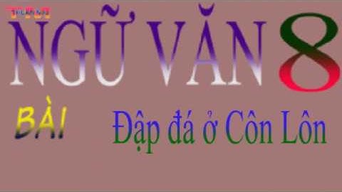 Đập đá ở Côn Lôn , Ngữ văn lớp 8, Ngữ văn 8, thuan mai