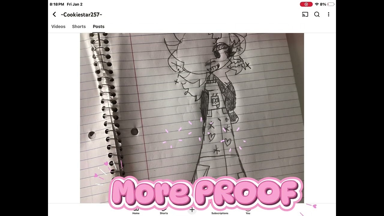  Guys someone trace my art and I have proof ￼