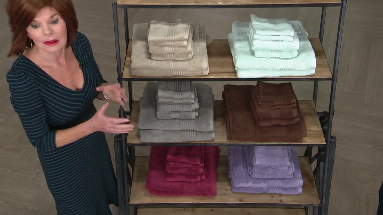 Northern Nights 100 Supima Cotton 6Piece Luxury Towel Set on QVC