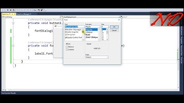 24 C# winform Using Font Dialog [Hindi]