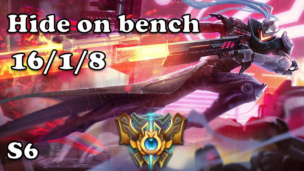 82: Hide on bench (Lucian) ADC VS C9 Sneaky (Caitlyn) S6 Challenger Ranked NA League of legends