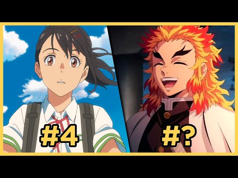 TOP 10 Películas de Anime Más TAQUILLERAS de la Historia 2023
