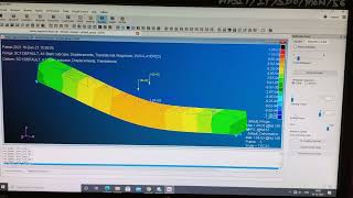 Beam analysis in Patran using Nastran as solver