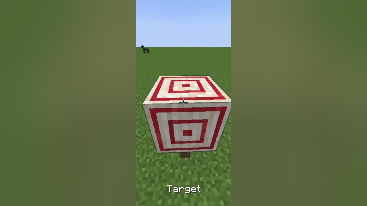 How to make target block firework lancher in minecraft youtube