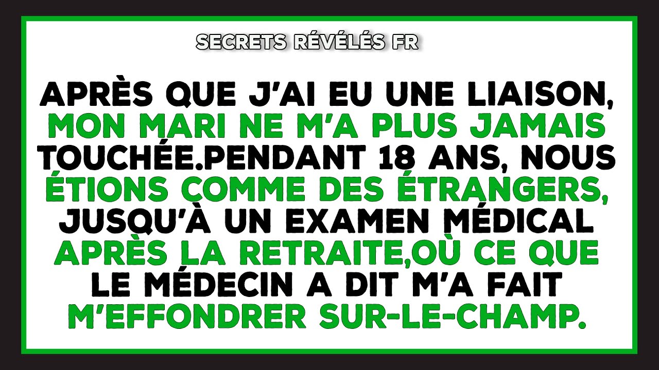 J’avoue Mon Infidélité : Il L’a Découverte, N’a Pas Crié, Mais M’a Ignorée Pendant 18 Ans.