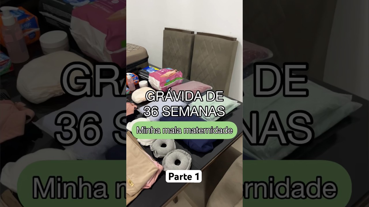 Mala maternidade mamãe - Parte 1 #gravida #bebe #gestação