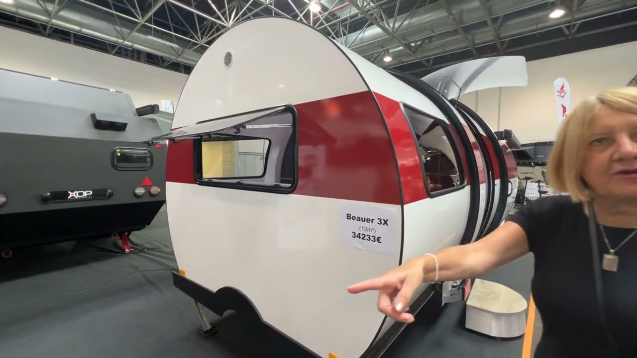 Beauer 3X Foldable Caravan (2024) Walkaround - Caravan Salon 2023 Dusseldorf