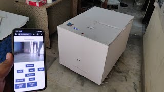 IOT Delivery ROBOT 🤖 with ESP32CAM and Locking system