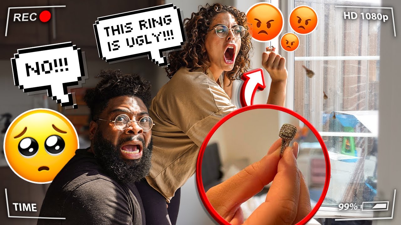 STARTING AN ARGUMENT THEN THROWING MY WEDDING RING OUT THE WINDOW
