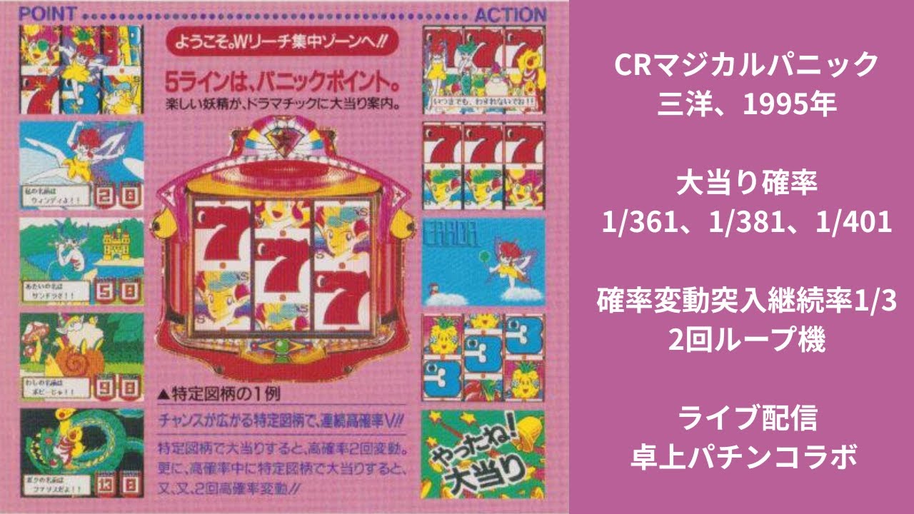 CRマジカルパニック（三洋）ライブ配信