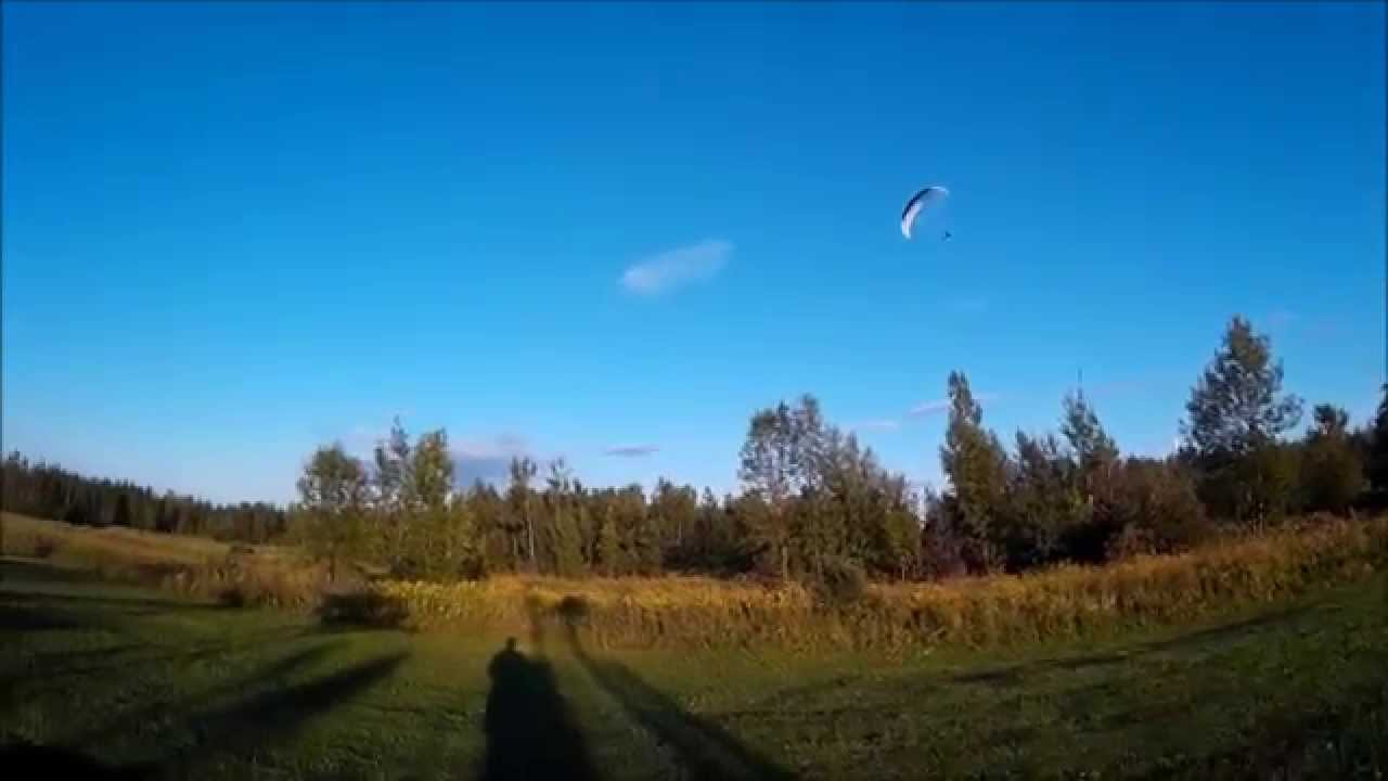 RC PARAGLIDER Opale OXY 1.0 on a windy day !