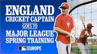England Cricket Captain Harry Brook trains with the Phillies | 48hrs at Spring Training