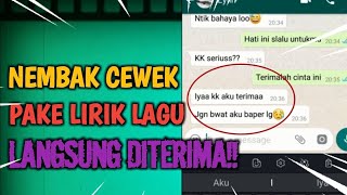 Niat Ngeprank Malah Jadian - Prank Text Lirik Lagu Andmesh Cinta Luar Biasa