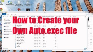 How to create an Autoexec file(Mainly for Jumpthrow purposes)