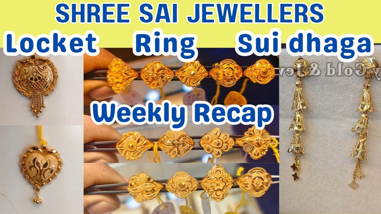 WEEKLY RECAP: 22K Gold Long Earrings | 2 Gram Ladies Ring | Kam Budget Mein Khubsurat Gold Lockets 