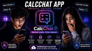 CalcChat App Complete Demo Hidden Chat Voice Call Groups Status More