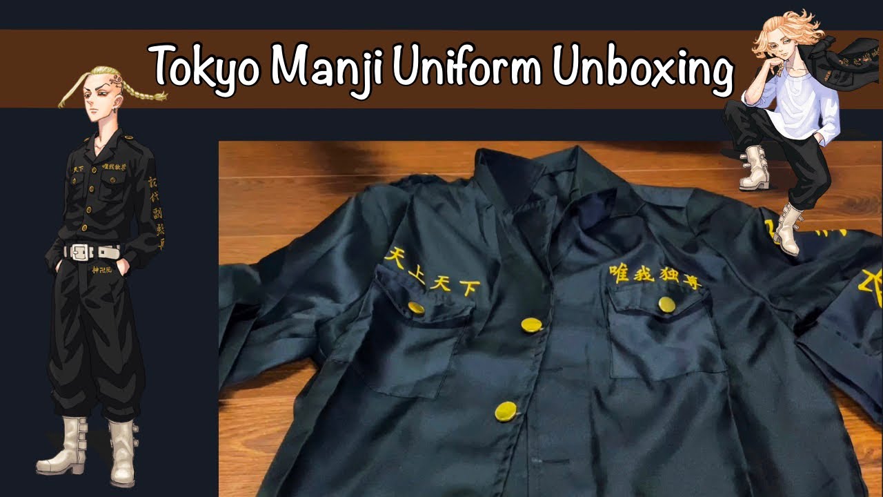 Tokyo Revenger Uniform Cosplay Unboxing - YouTube