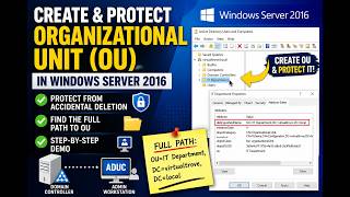Active Directory OU Setup Tutorial | Protect OUs from Accidental Deletion