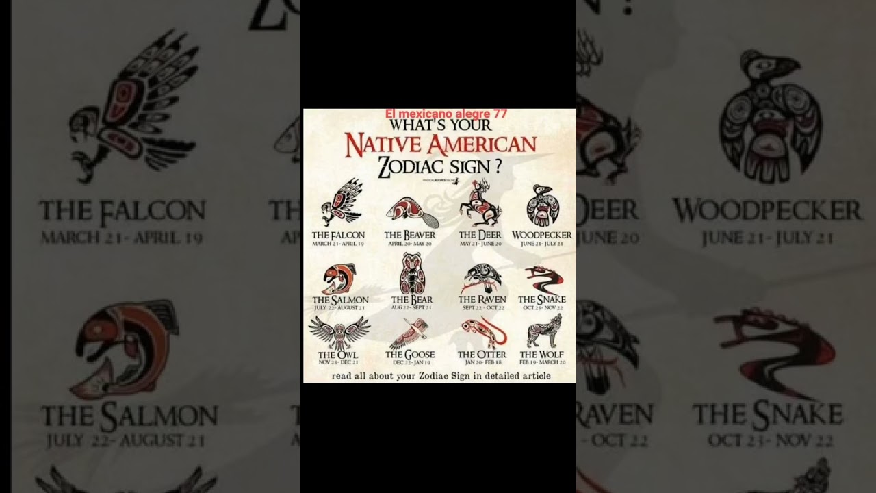 What S ' Your NativeAmerican Zodiac sign.?