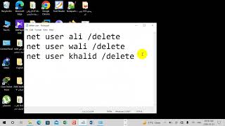windows 10 user creation in Batch File