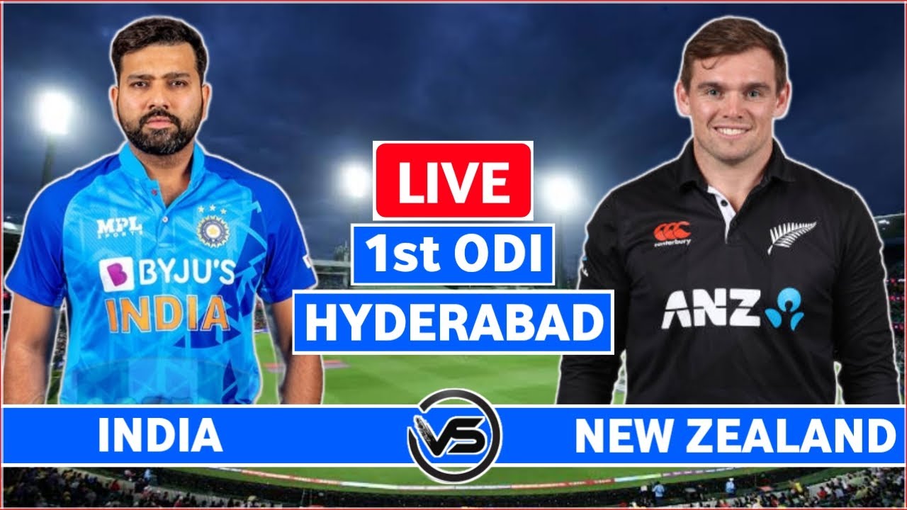 India vs New Zealand 1st ODI Live Scores IND vs NZ 1st ODI Live Scores and Commentary 2nd Innings