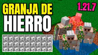 ⭐ Como HACER una GRANJA de HIERRO en MINECRAFT 1.21.7 / 1.21.6【JAVA】 FACIL ✅ | Minecraft Java
