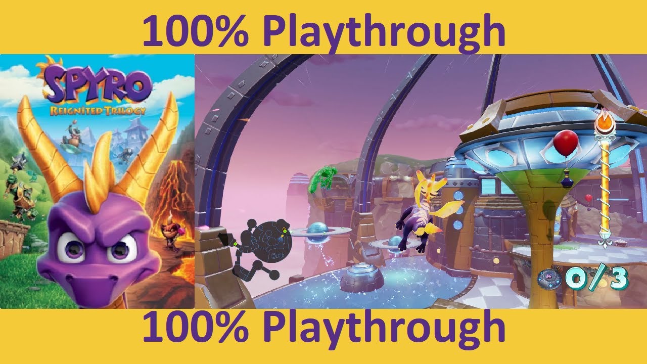Spyro 2 Ripto's Rage Reignited 100% Complete Playthrough PC - YouTube