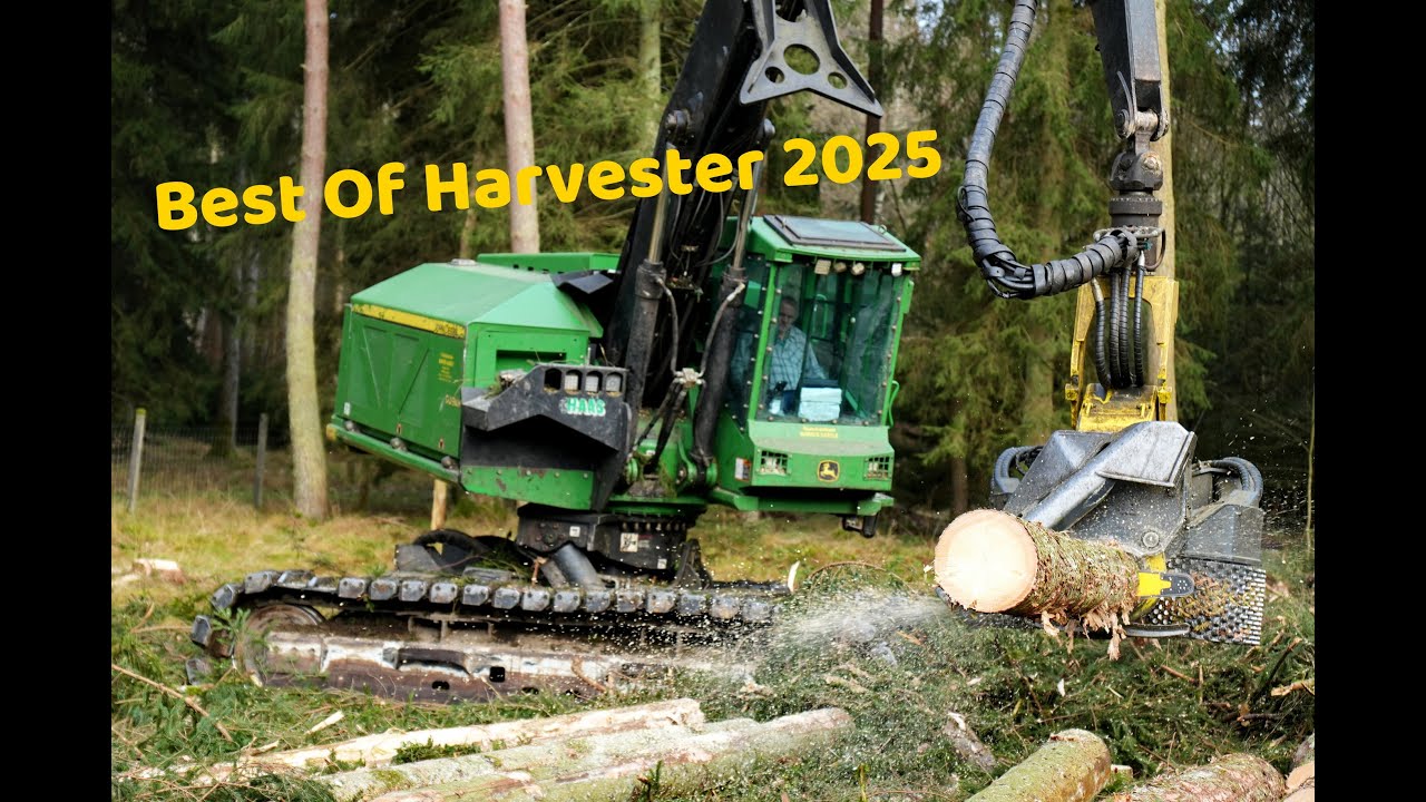 🌲BEST OF 2025 *HARVESTER* • by Forestmachine Impressions • HarvesterAction • Loggingmachines🌲