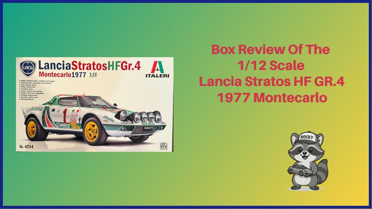 IPMS/USA - In Box Review of the 1/12 Scale Italeri Lancia Stratos