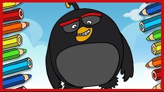 Рисуем Энгри Бердз. БОМБ. Bomb. Draw Angry Birds. Злые птички.(Как нарисовать Бомба из мультфильма Энгри Бердз (Angry Birds)? Смотрите новое видео и рисуйте с нами! Заходите..., 2016-06-10T21:22:08.000Z)