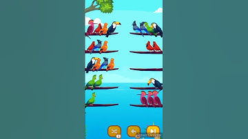 Bird Sort Color Puzzle Game Level 5 New Game #shortsfeed #shots #funnyshorts #games #lifestyle