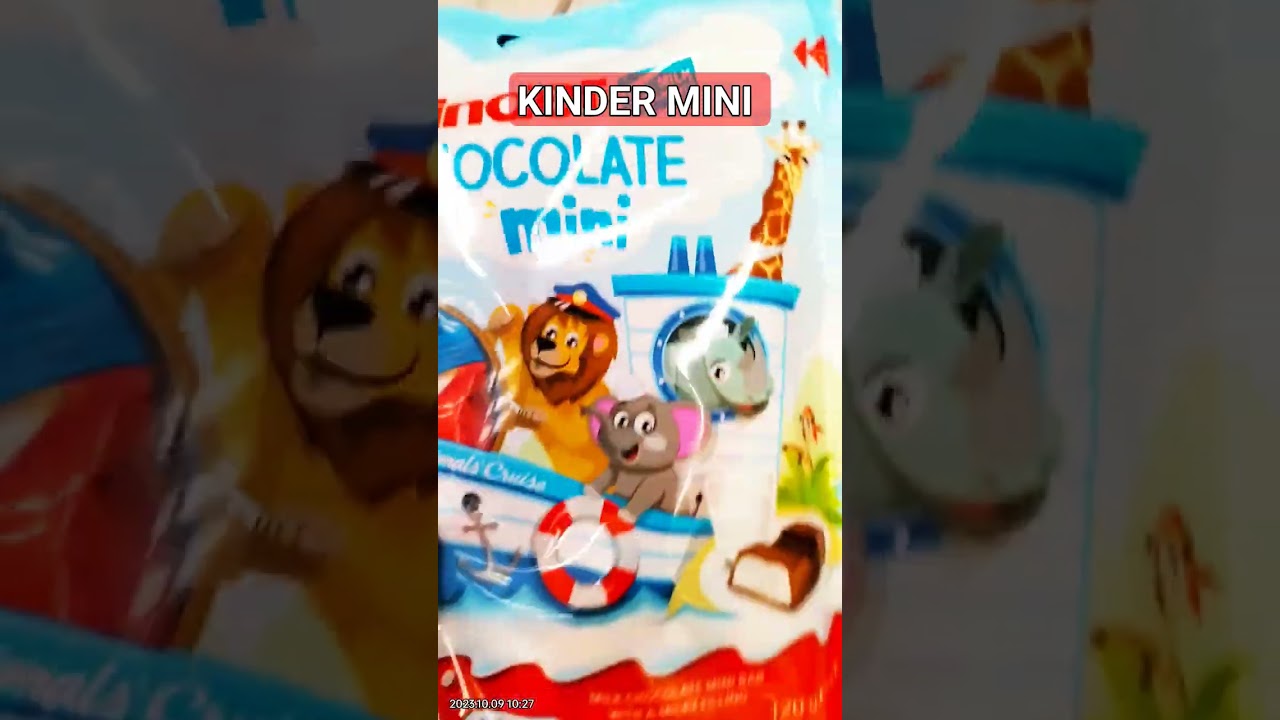 NEW!!! KINDER CHOCOLATE MINI YUM 